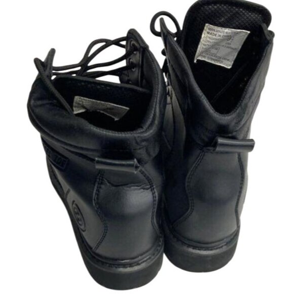 Wrangler Steel Toe Black Work Boots 9.5 - Picture 3 of 6